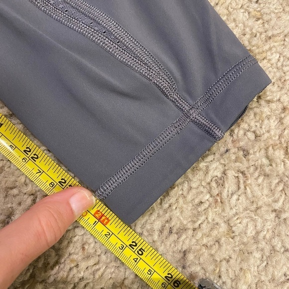 Lululemon Women’s Run Smoothly 7/8 Leggings Grey Size 8 Activewear Athletic - Picture 7 of 9